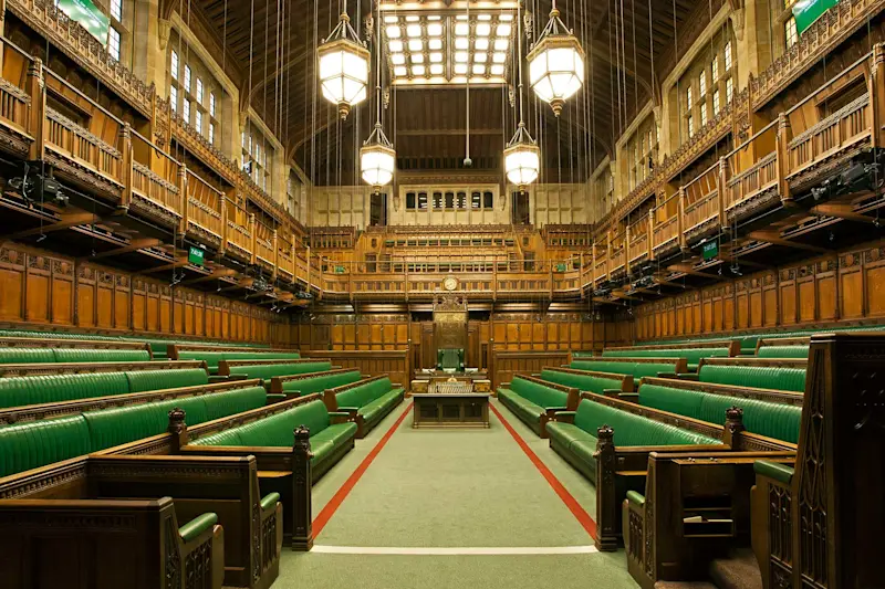 Chamber of the House of Commons  | Walks Houses of Parliament Tour