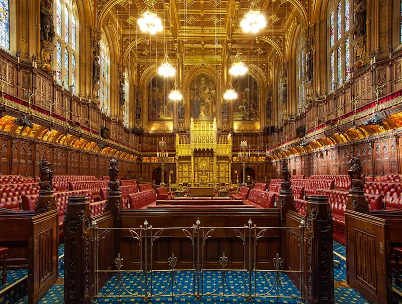 Chamber of the House of Lords | Walks Houses of Parliament Tour