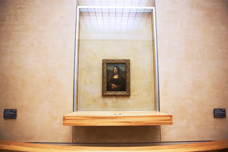 The 'Mona Lisa' is much smaller than most people thinks she is. 