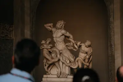 The Laocoön Group is one of the Vatican Museums' most iconic sculptures.